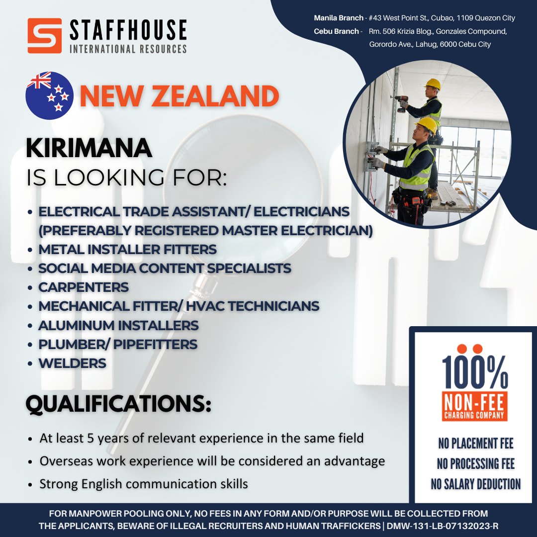 Staffhouse International Resources Facebook ad: Application for Kirimana | monday.com forms
