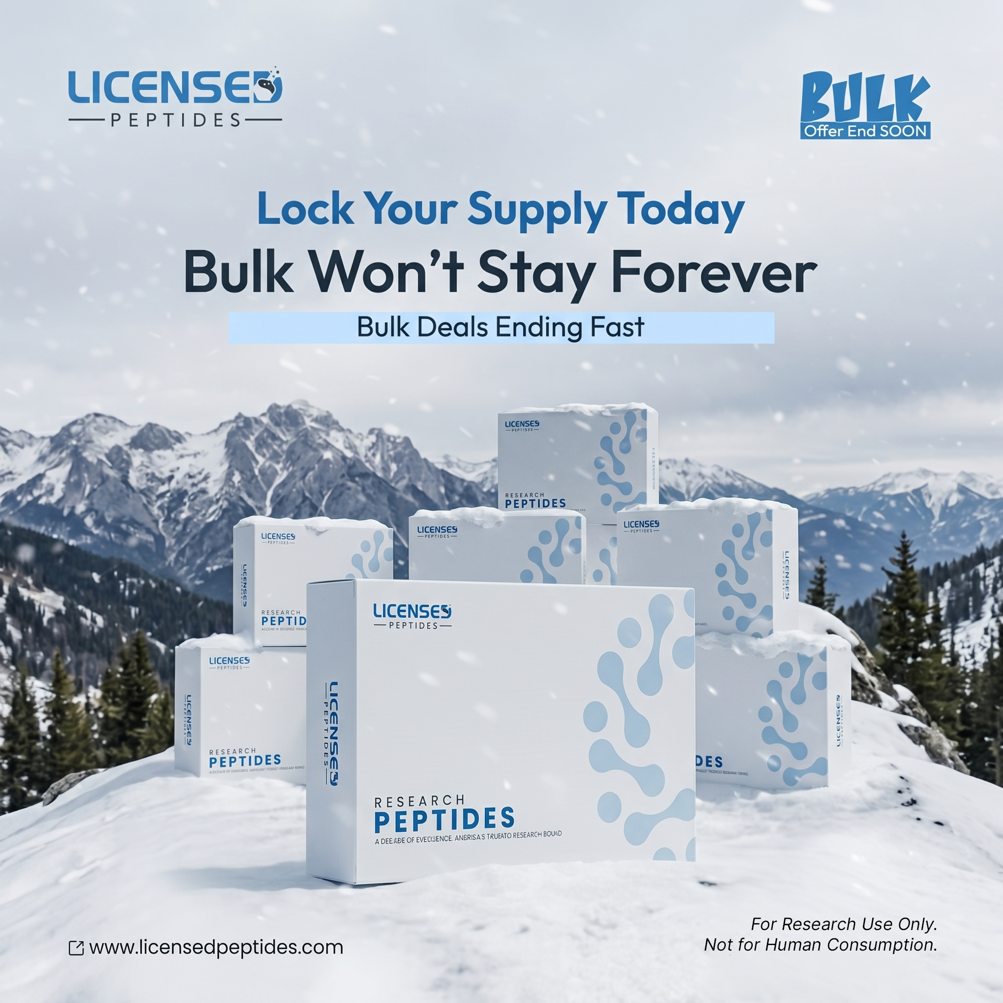 LicensedPeptides Facebook ad