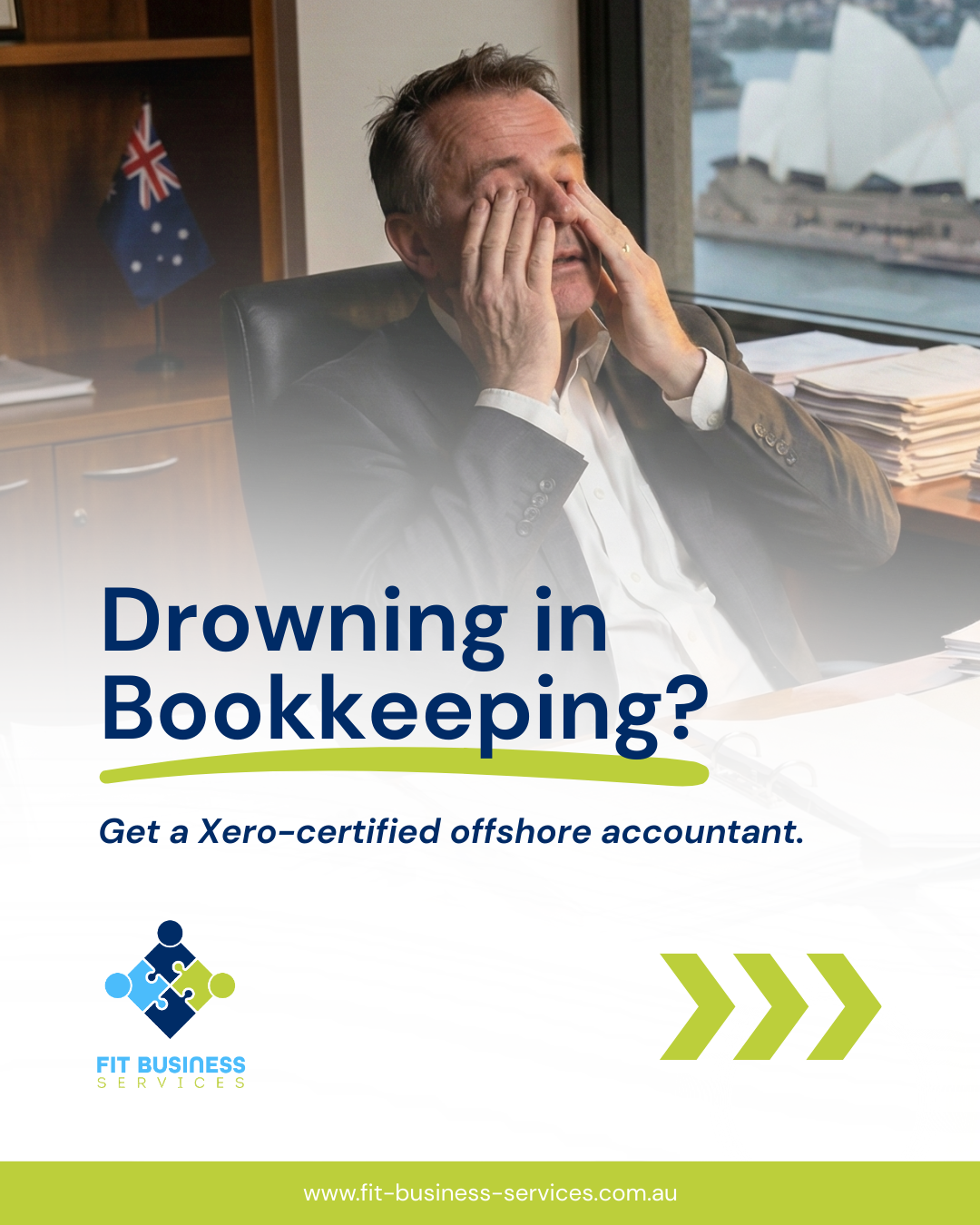 FIT Business Services Inc. Facebook ad: Finding reliable bookkeepers and accountants in Australia…