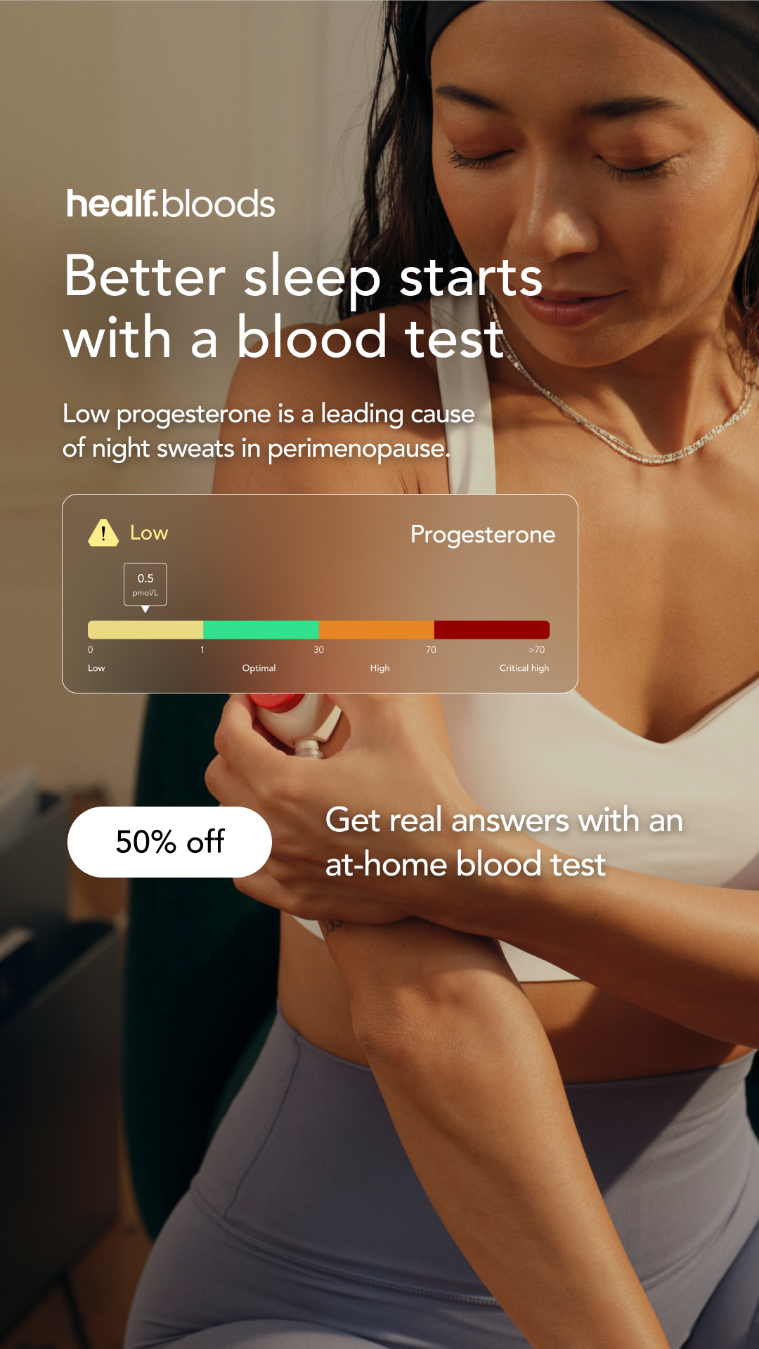 Healf. Facebook ad