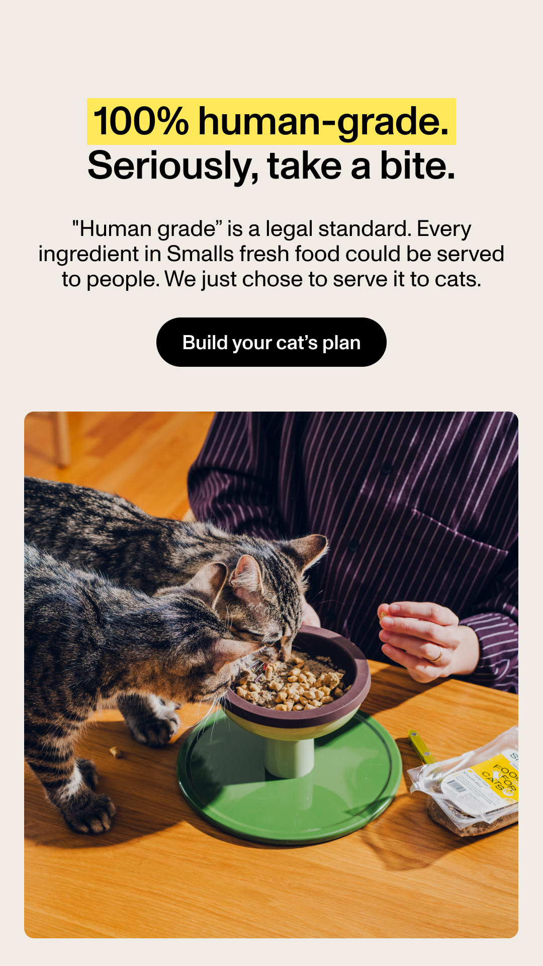 Smalls Facebook ad