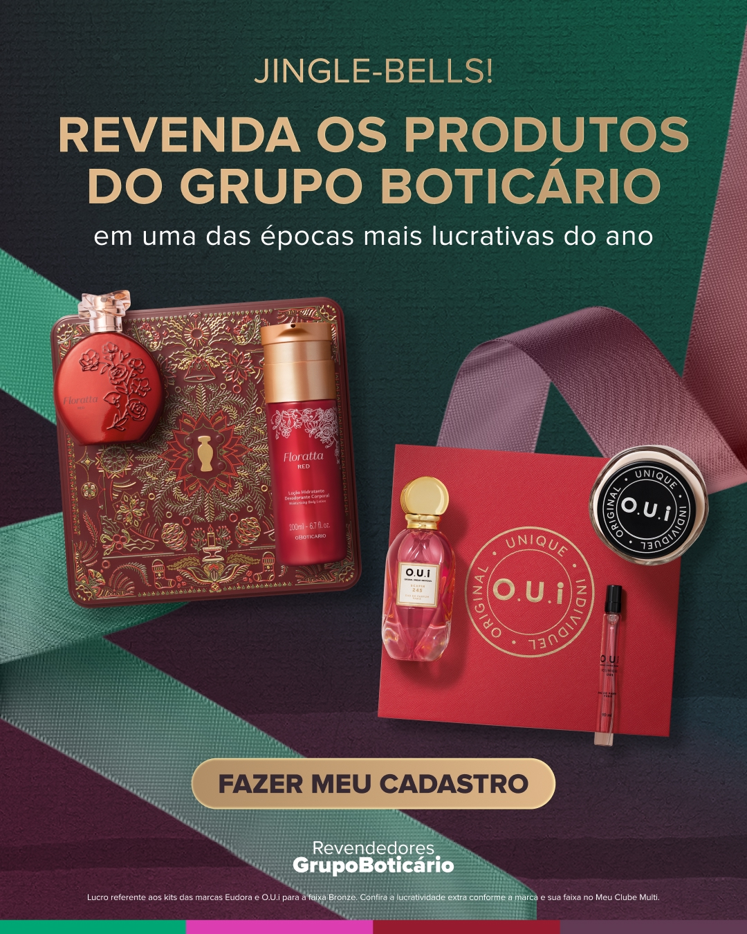 O Boticário Facebook ad: Seja um Revendedor O Boticário