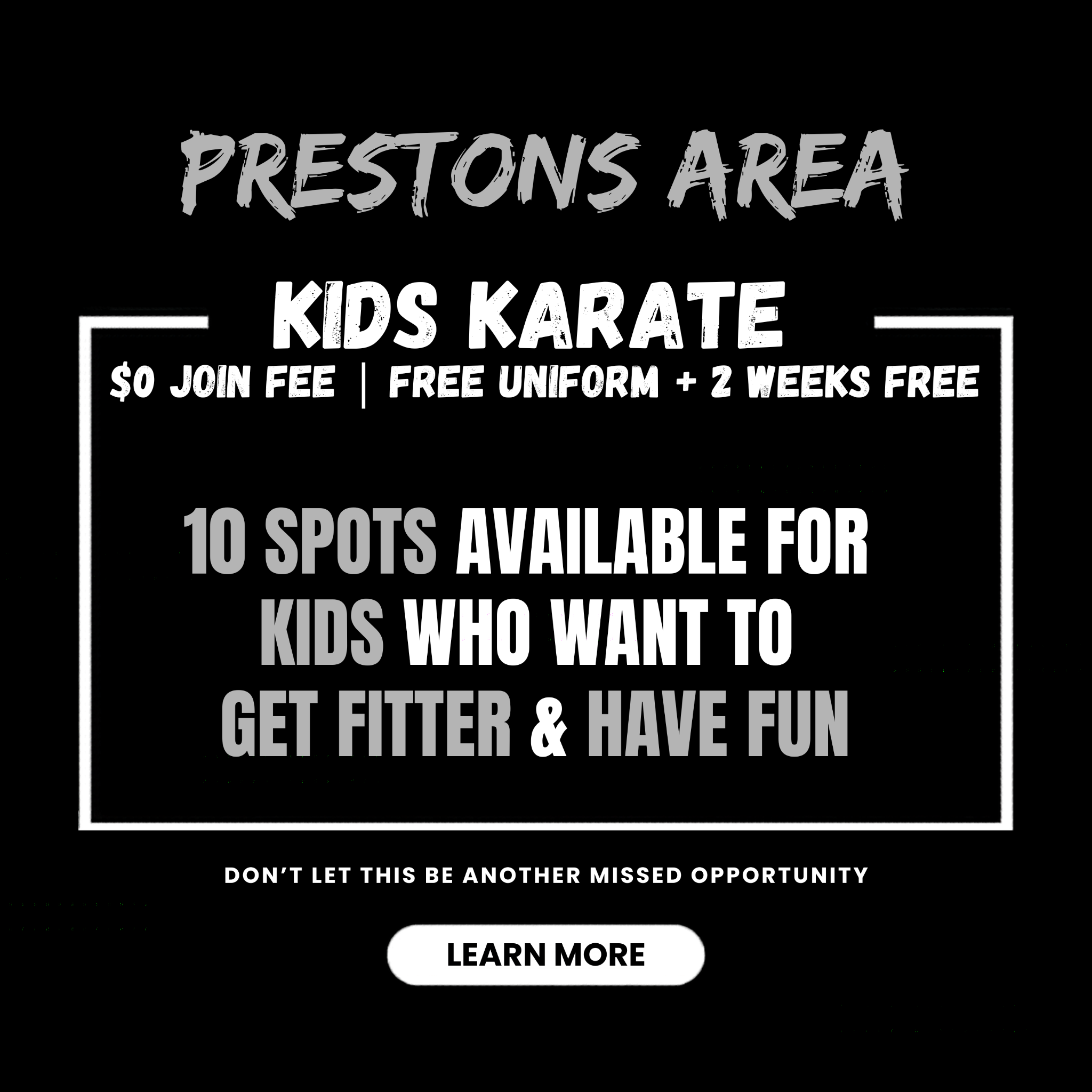 IMC Liverpool Martial Arts Facebook ad
