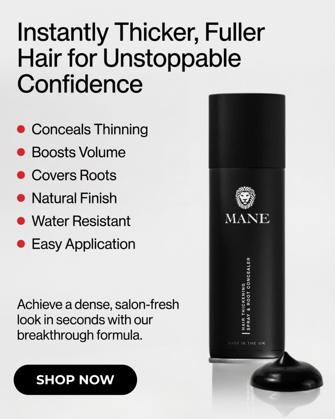 Mane UK Ltd Facebook ad