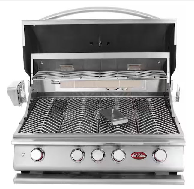 Buditasanshop Facebook ad: Asador Gas Propano Empotrable 4 Quemadores Acero…