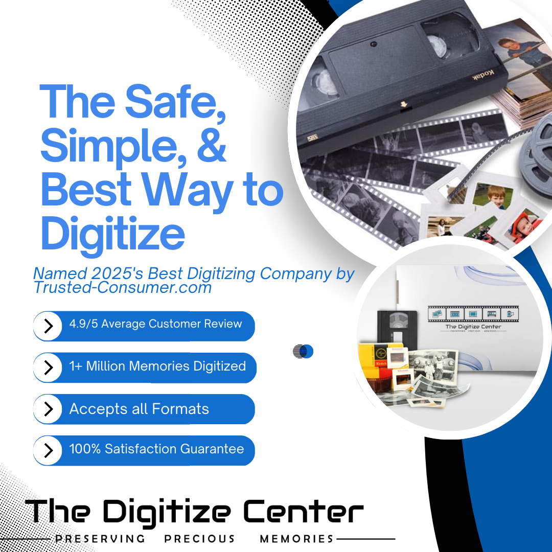 The Digitize Center Facebook ad: Preserve your Memories Today