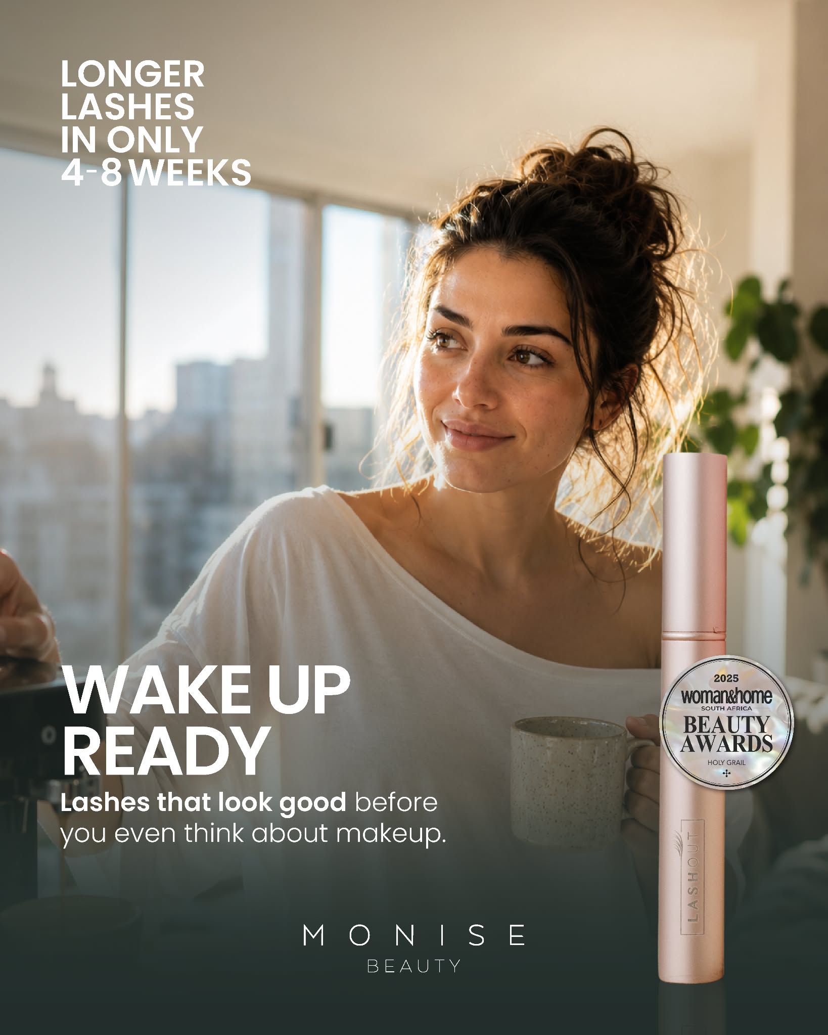 Monise Beauty Facebook ad: Waking up naturally beautiful
