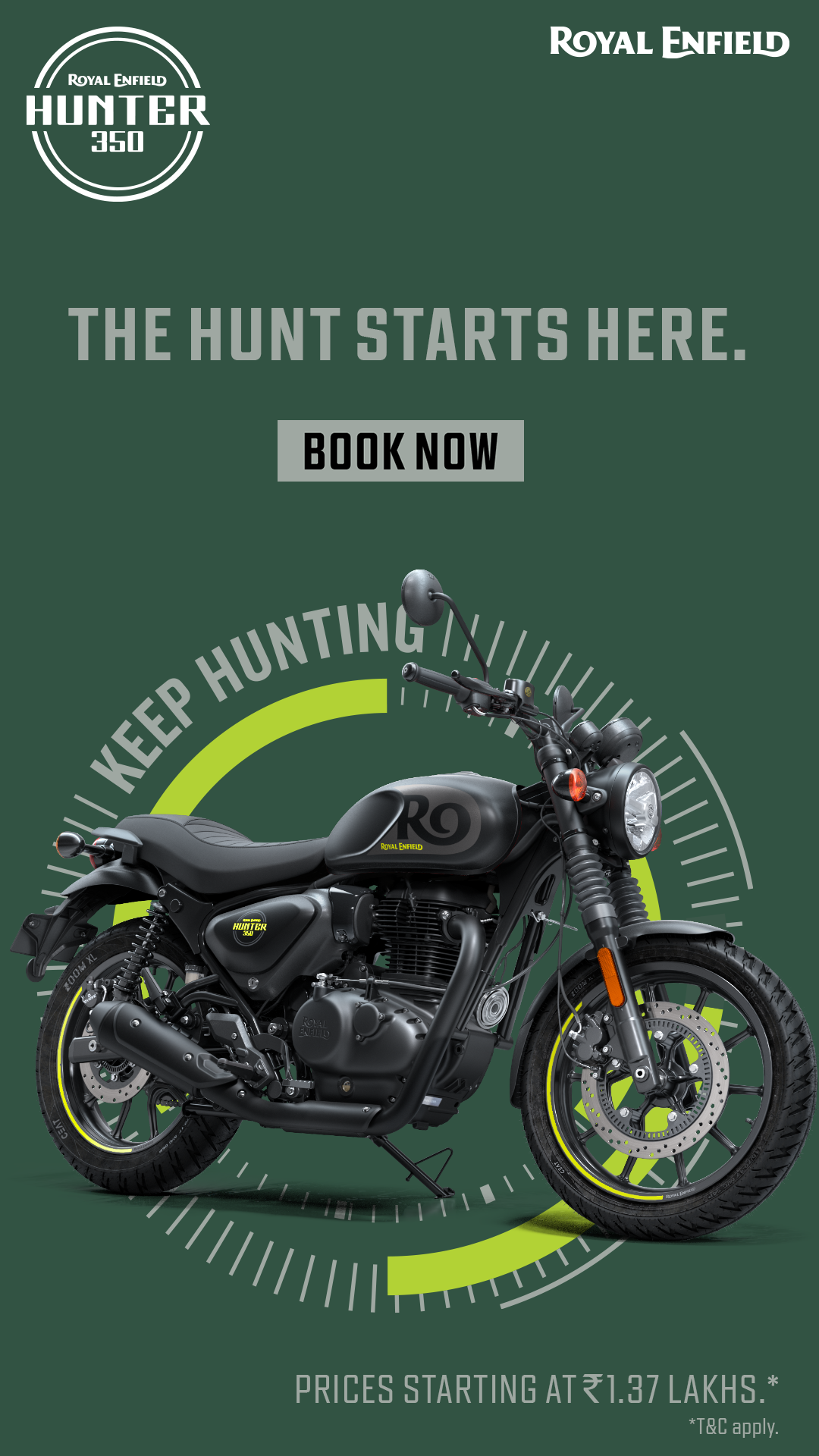 Royal Enfield Facebook ad