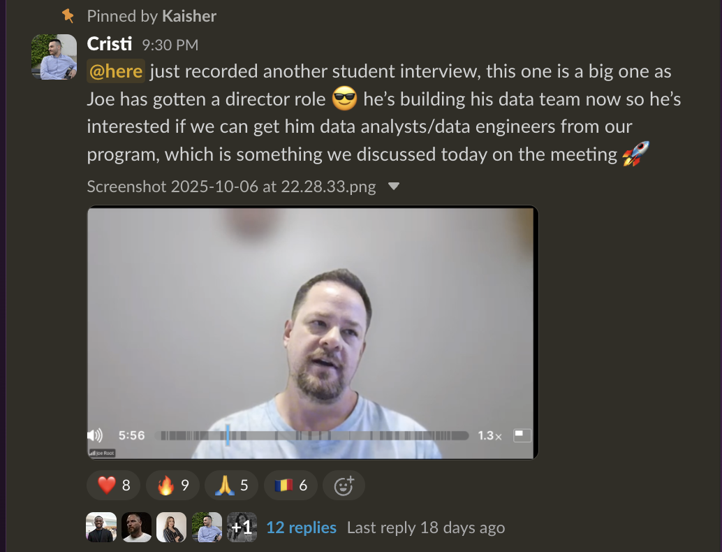 Data Engineer Academy Facebook ad