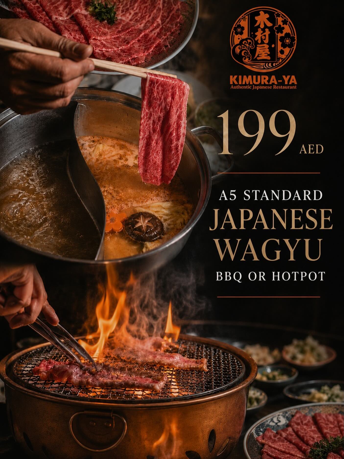 Kimura-ya Al Jaddaf 木村屋アルジャダフ Facebook ad: Wagyu cravings? We’ve got you covered!
