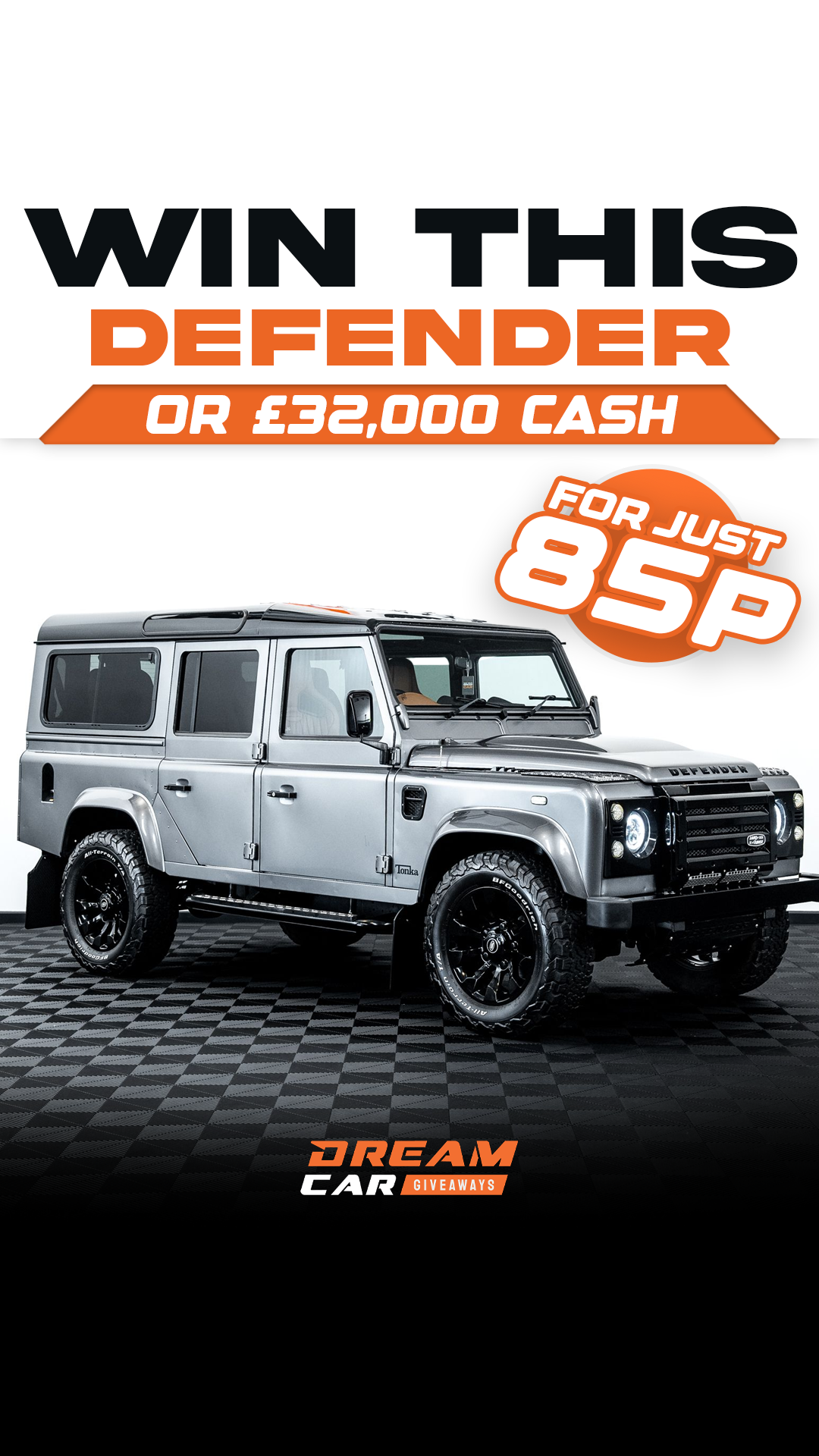 Dream Car Giveaways Facebook ad