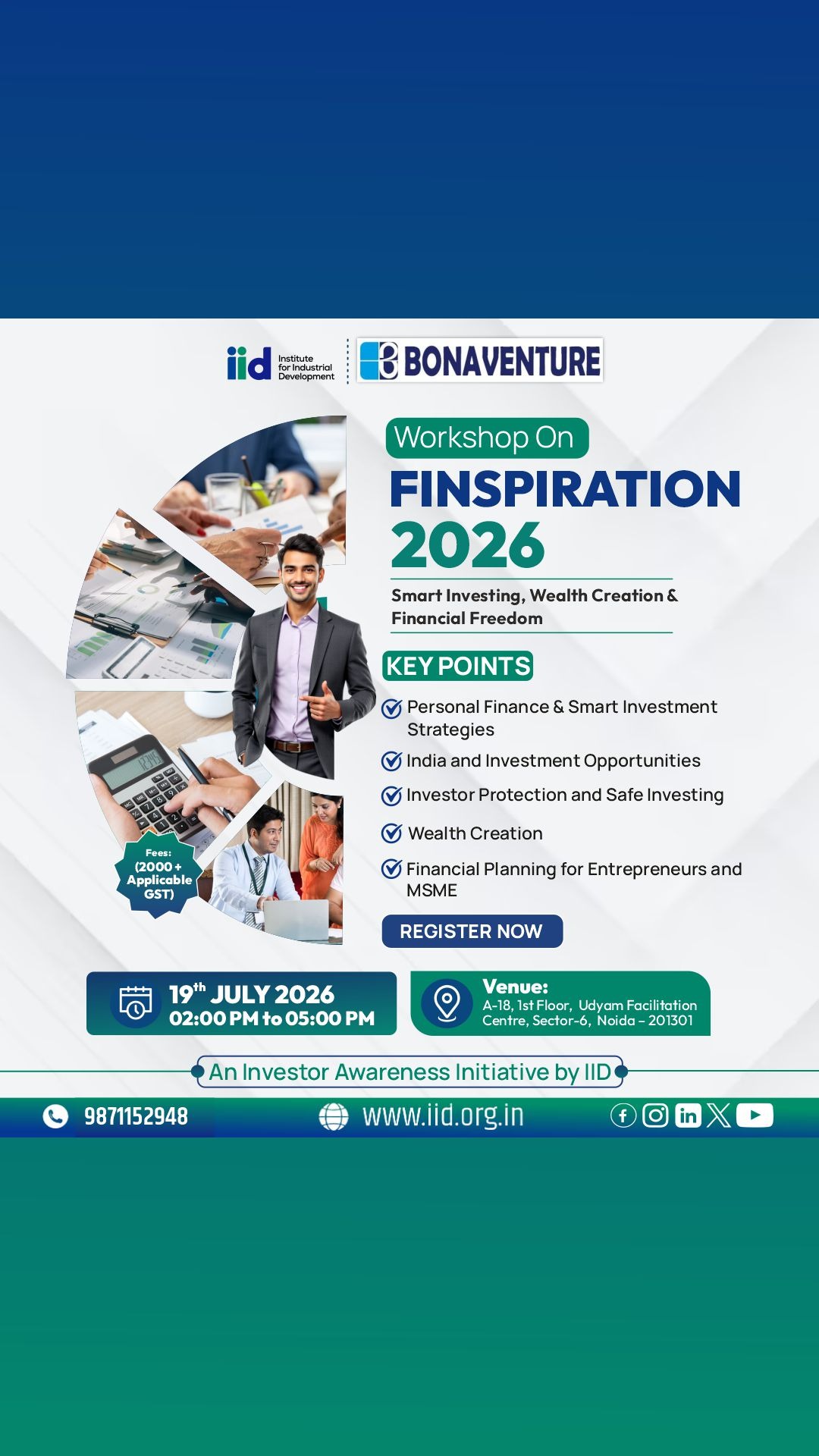 Institute for Industrial Development Facebook ad