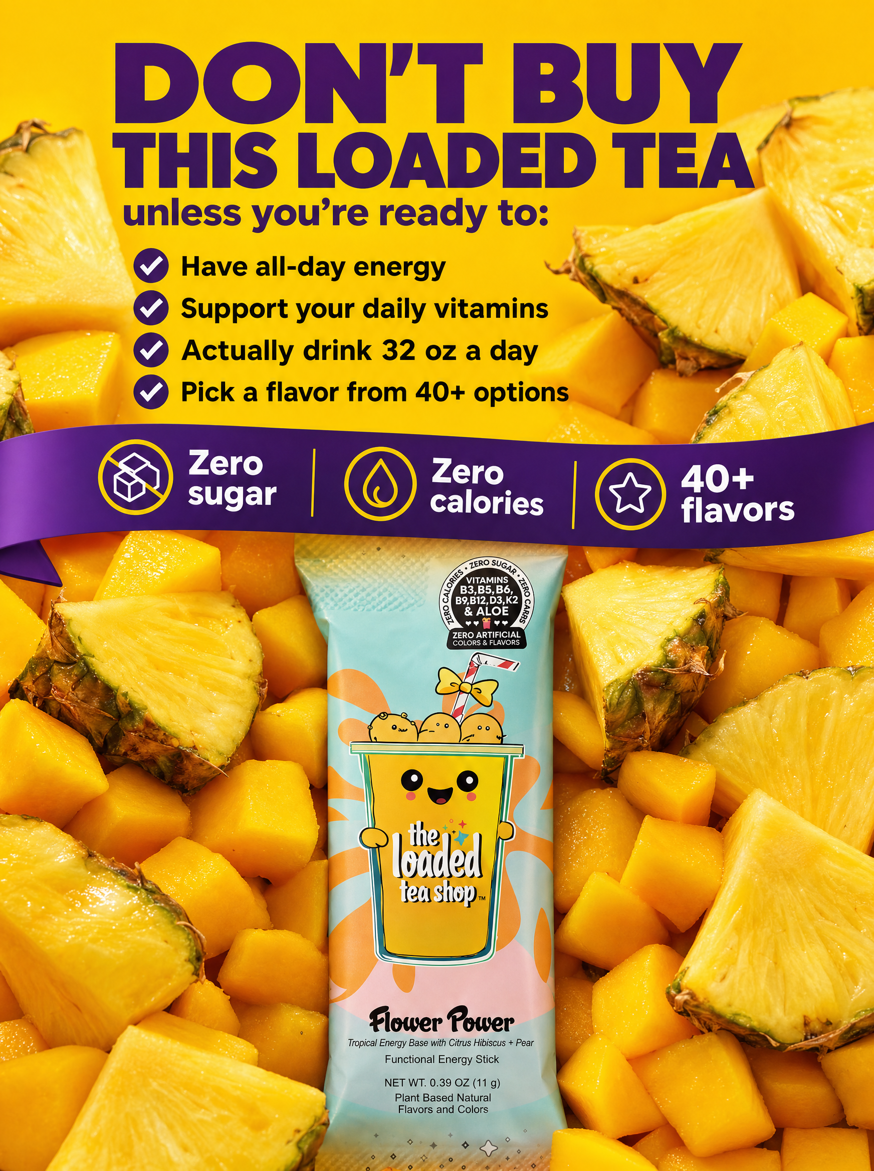 The Loaded Tea Shop Facebook ad