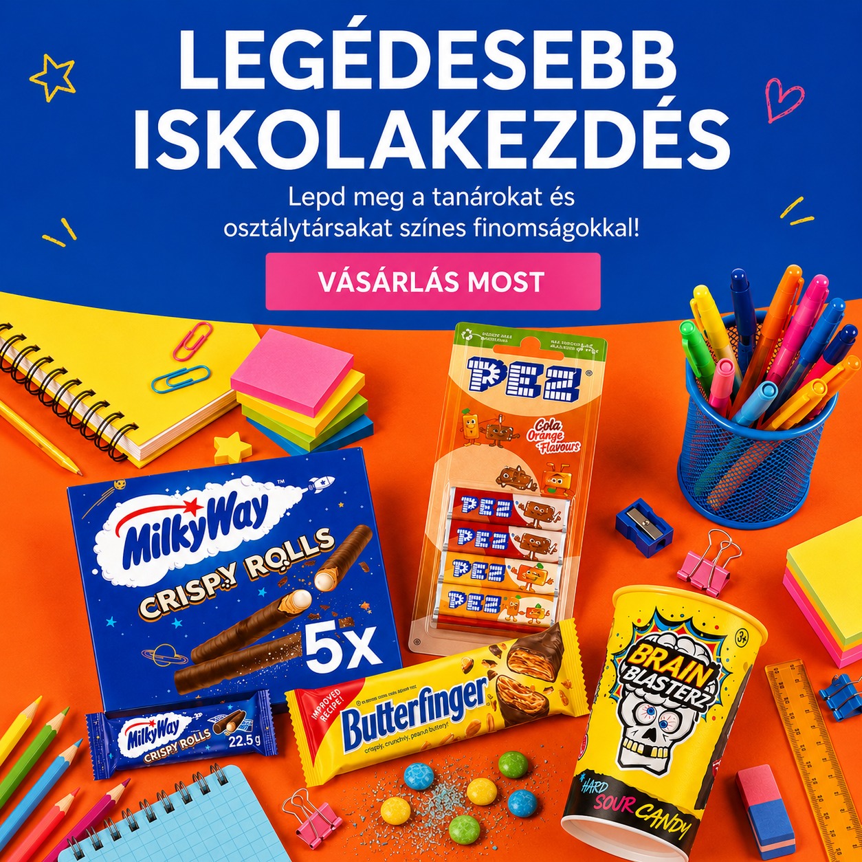 Cukigumi.hu Facebook ad: ISKOLAKEZDÉSI AKCIÓ A CUKIGUMINÁL!