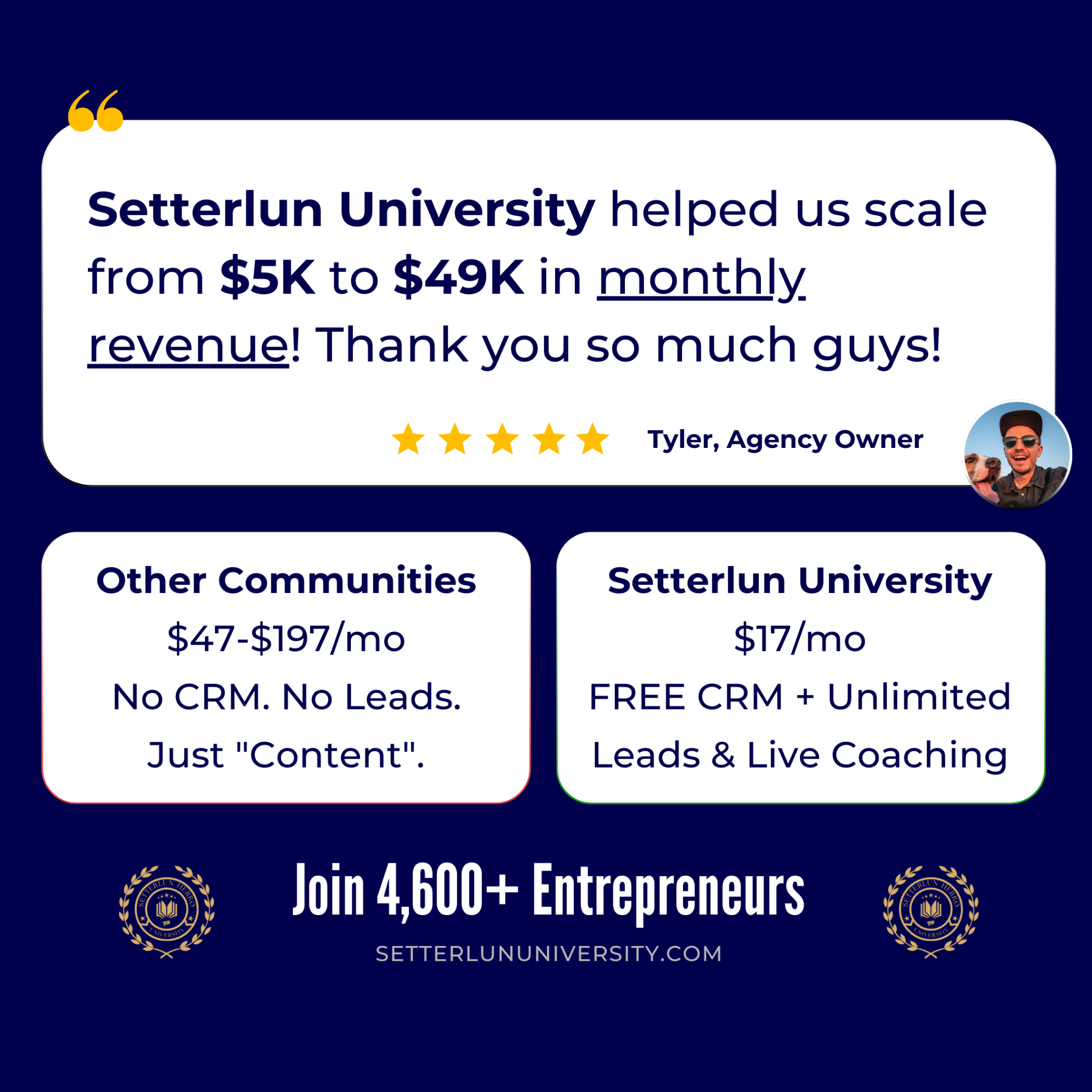 Jake Setterlun Facebook ad