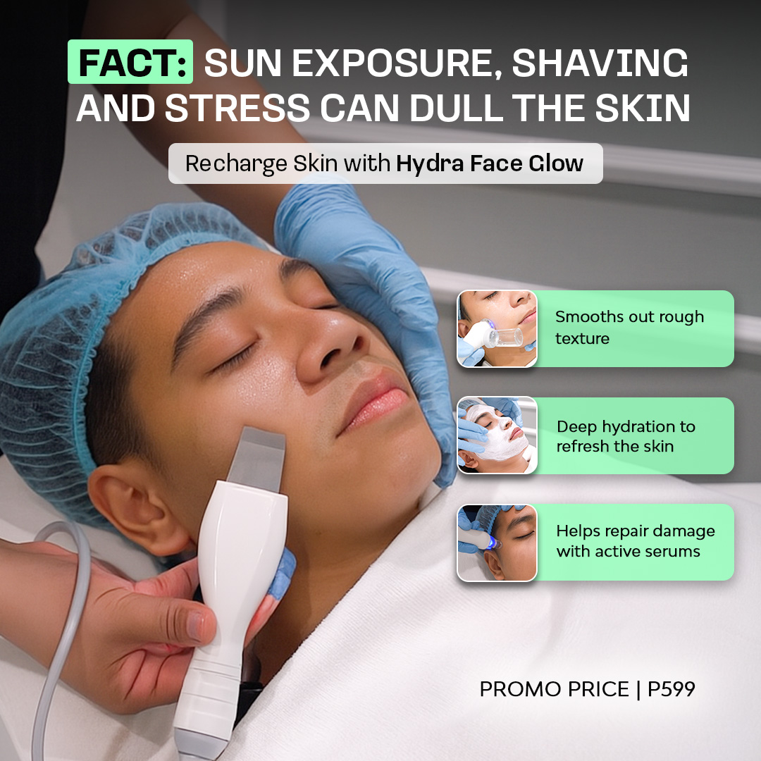 Venus Aesthetics.PH Facebook ad: Hydra Face Glow | P599