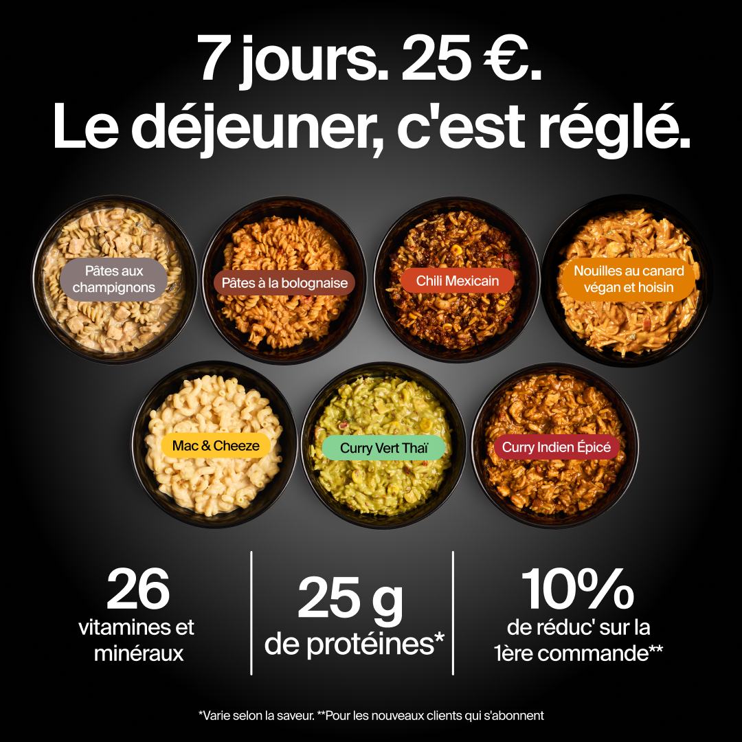 Huel Facebook ad: Une nutrition sur laquelle vous pouvez compter