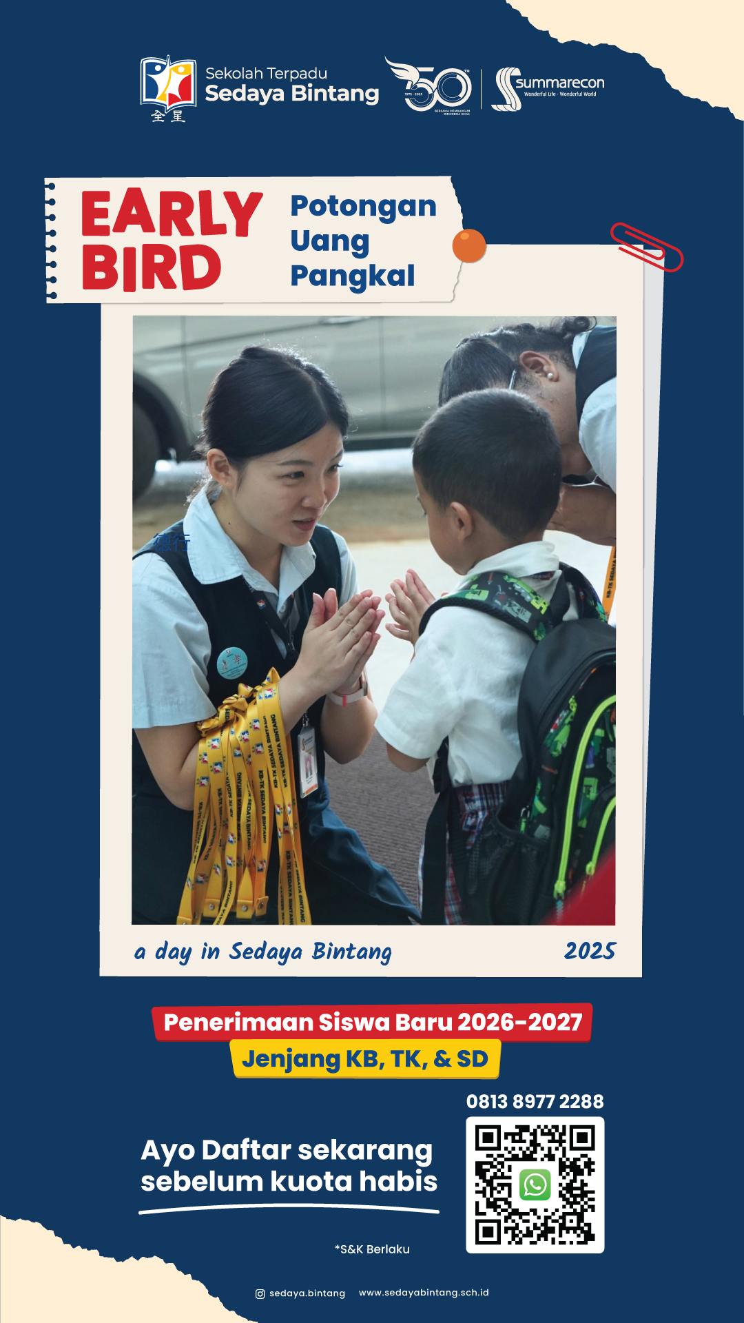 Sekolah Terpadu Sedaya Bintang Facebook ad from Nov 27, 2025