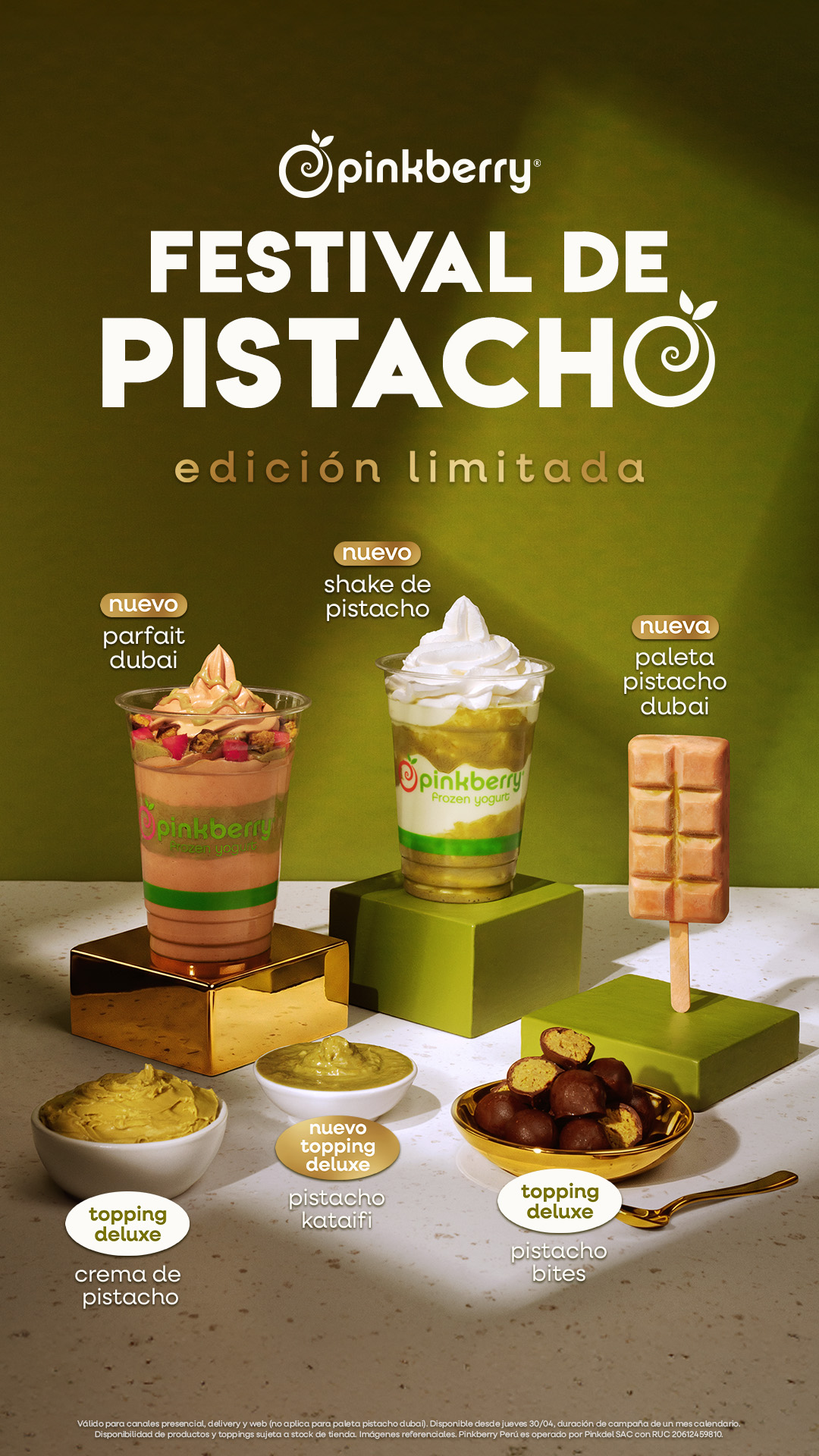 Pinkberry Perú Facebook ad from Jun 1, 2026