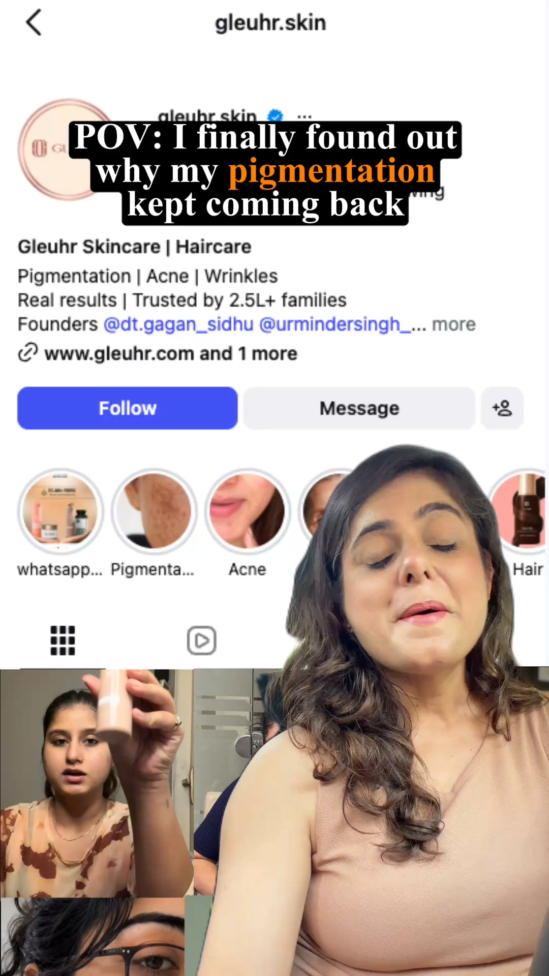 Gleuhr Skin Facebook ad from Jul 13, 2026