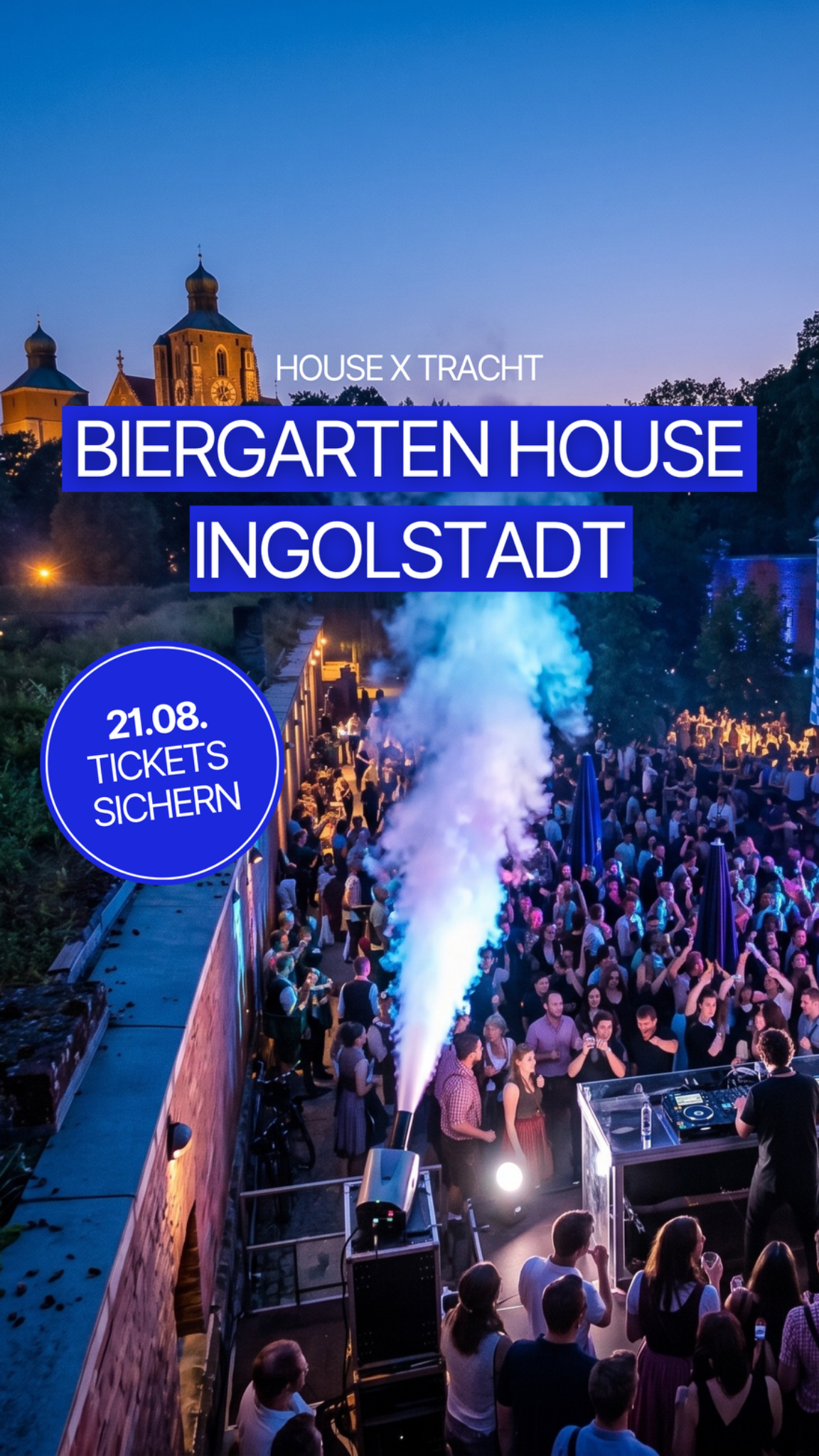 Biergarten House Facebook ad from Jul 28, 2026