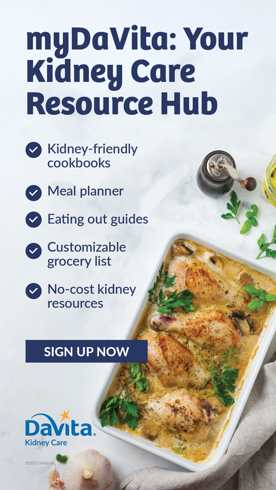 DaVita Kidney Care Facebook ad from Mar 18, 2026