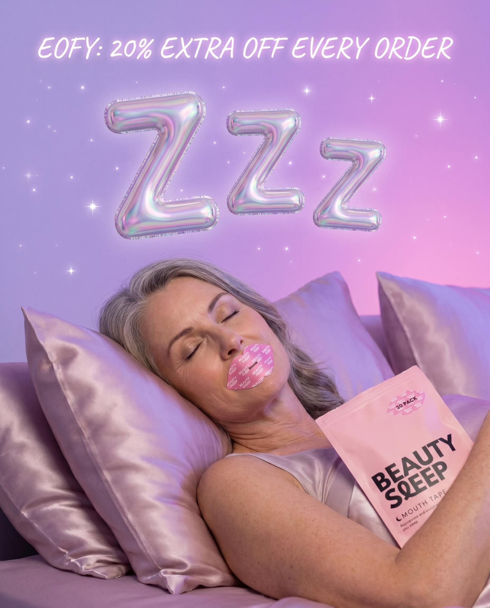 Beauty Sleep Facebook ad