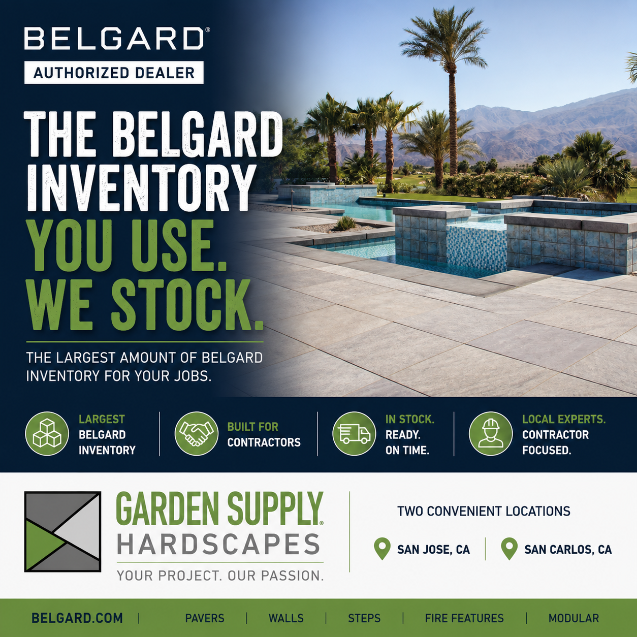 Garden Supply Hardscapes Facebook ad: Garden Supply Hardscapes is your destination for the…