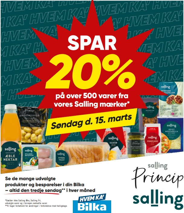 Bilka Facebook ad: Se mere i avisen