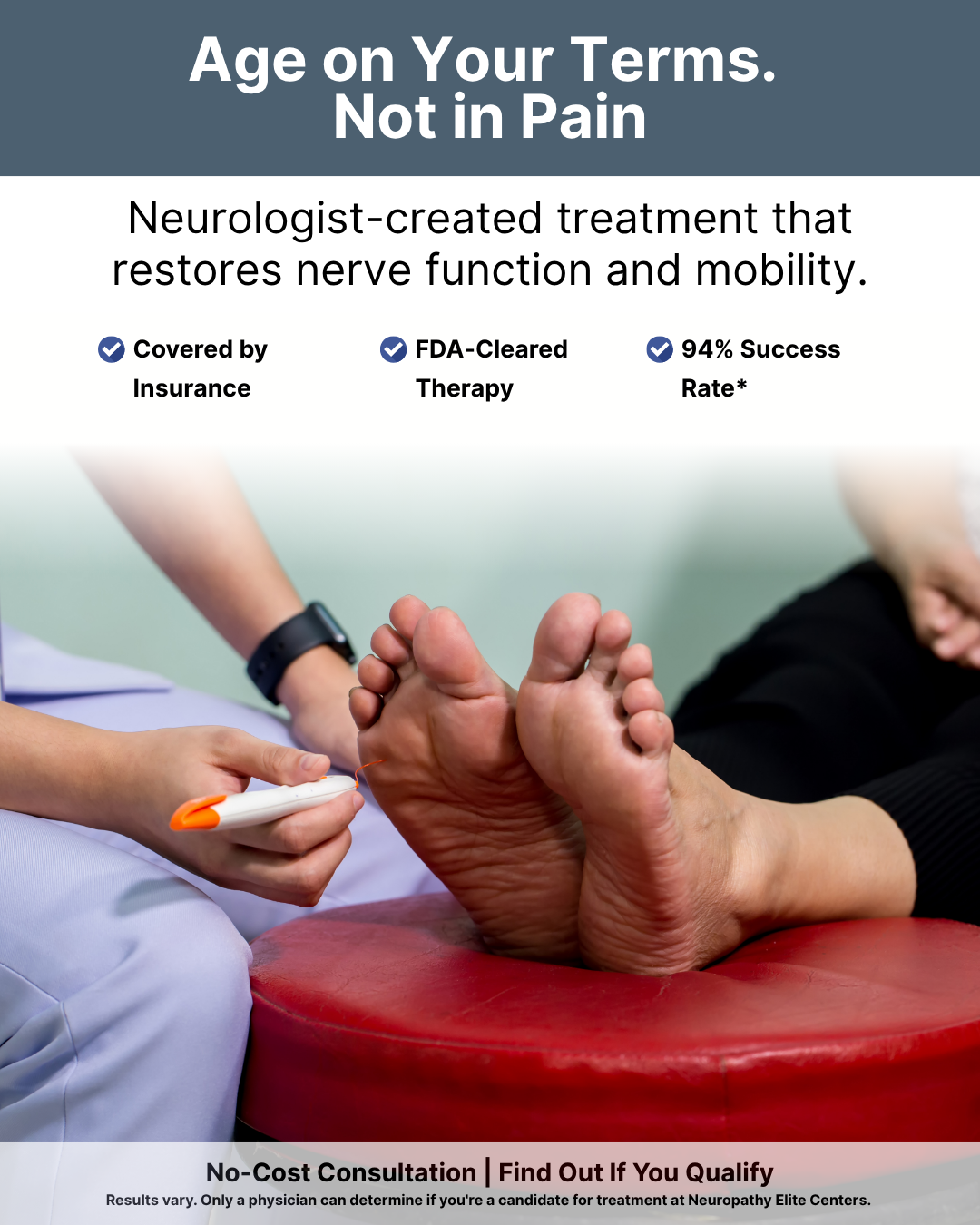 Neuropathy Elite Centers of Wisconsin Facebook ad
