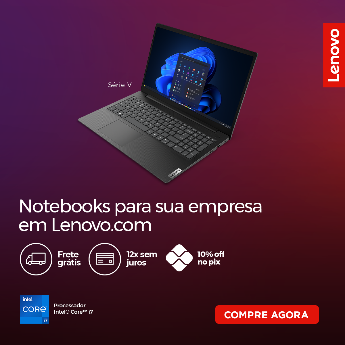 Lenovo Brasil Facebook ad