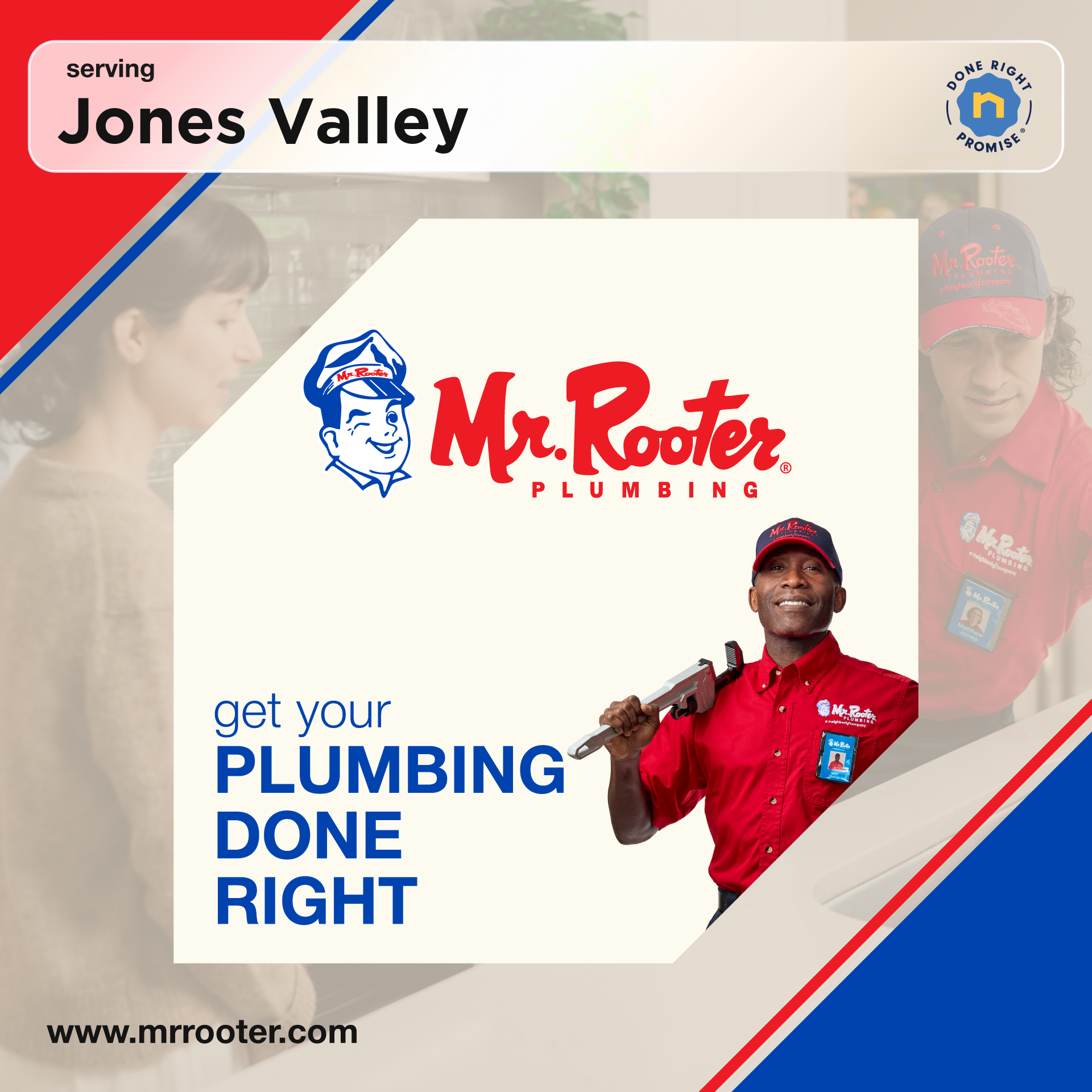 Mr Rooter Plumbing of Huntsville Facebook ad