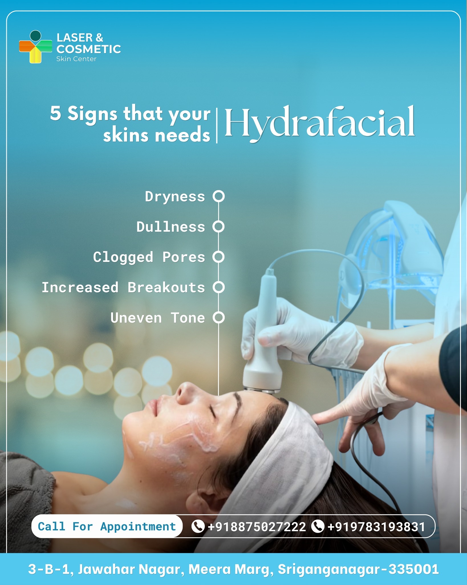 Laser & Cosmetic Skin Centre Facebook ad