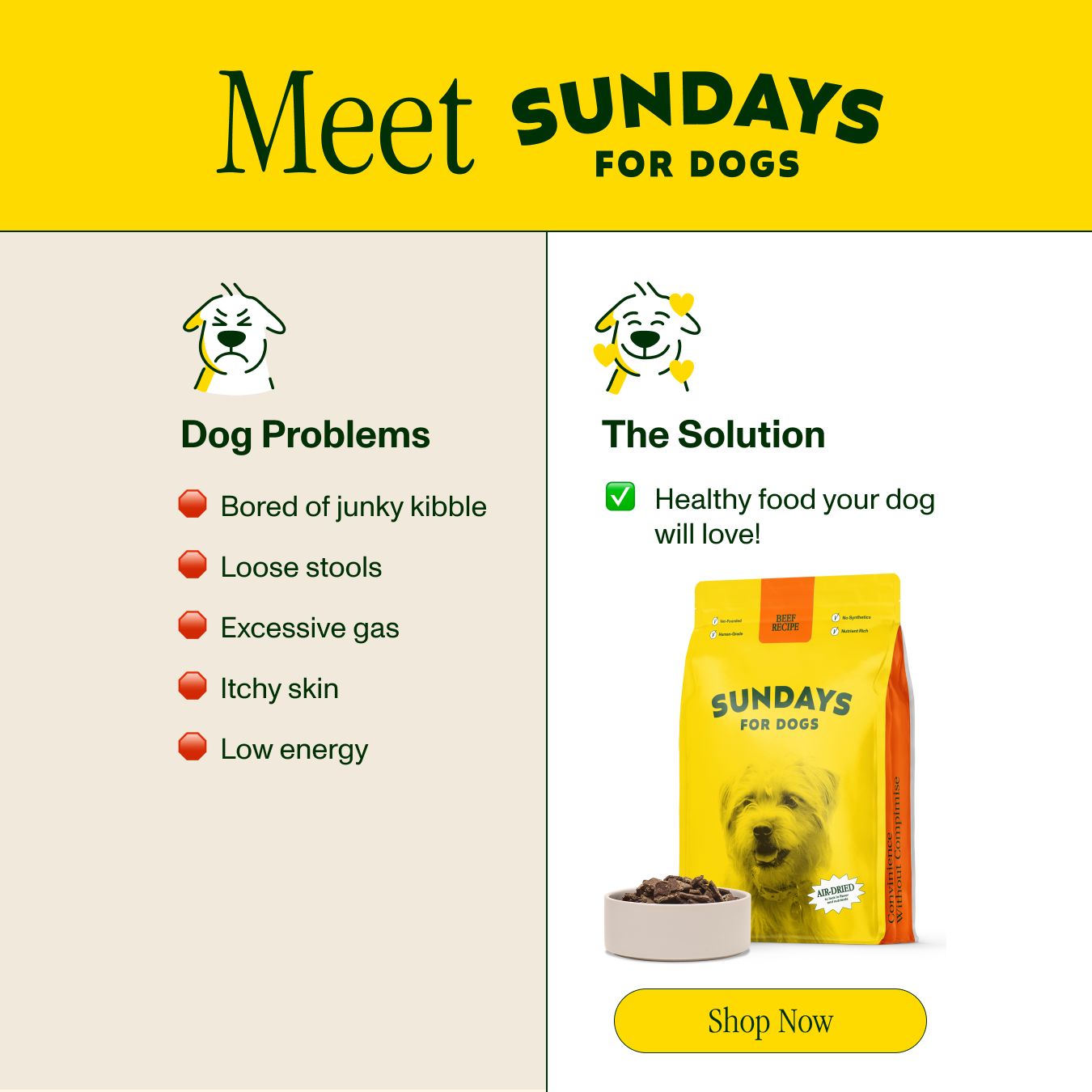 Sundays Facebook ad