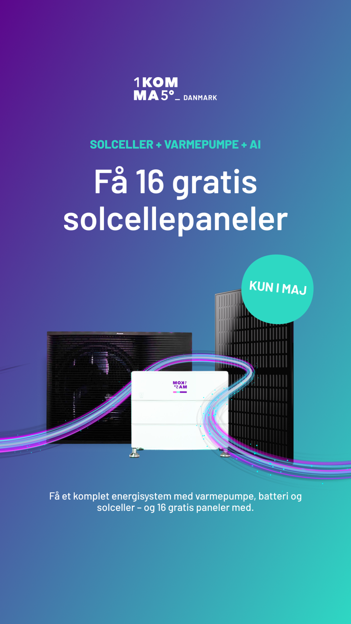 1komma5 Danmark Facebook ad from May 1, 2026