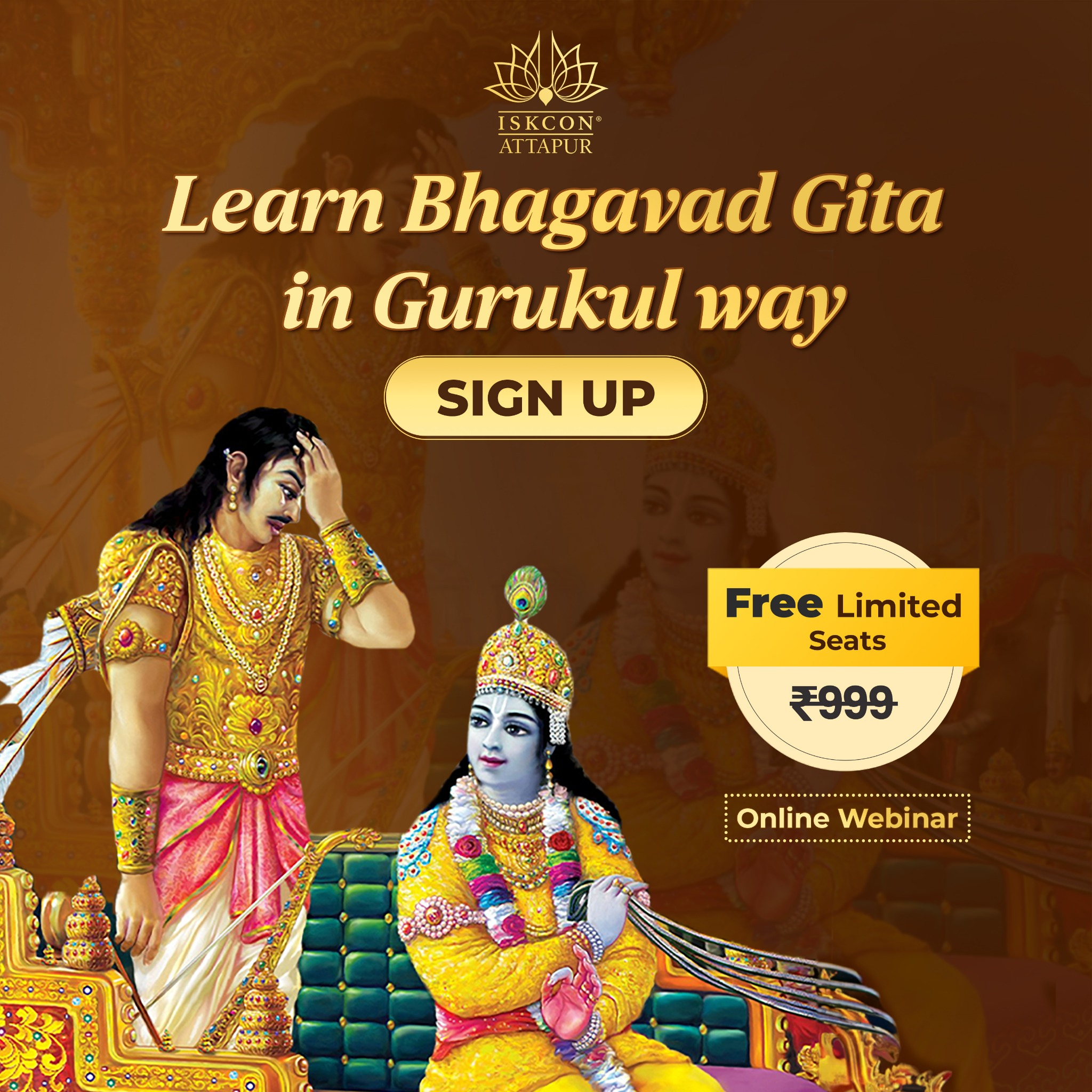 Iskcon Attapur, Hyderabad Facebook ad from Nov 15, 2025
