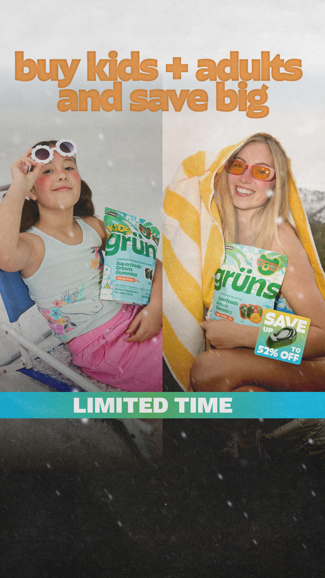 Grüns Kids Facebook ad