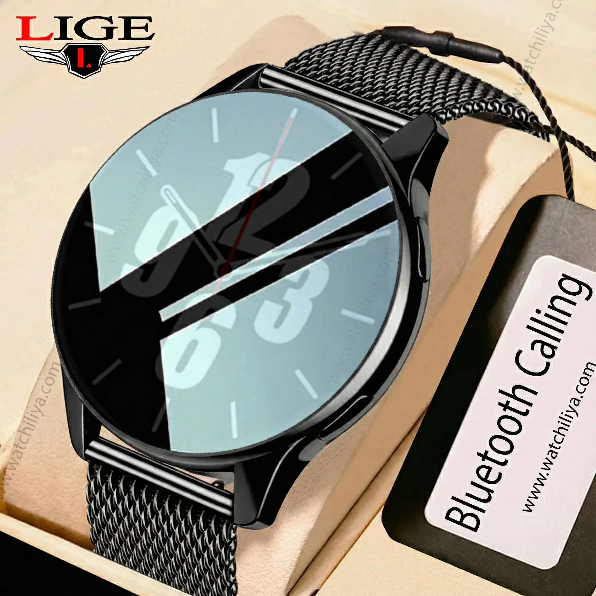 Watchiliya Facebook ad: Curve Display Smartwatch, Mega Sale!