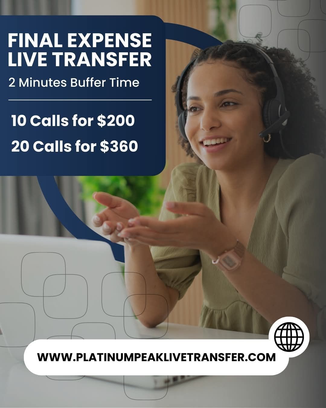 platinumpeaklivetransfers Facebook ad