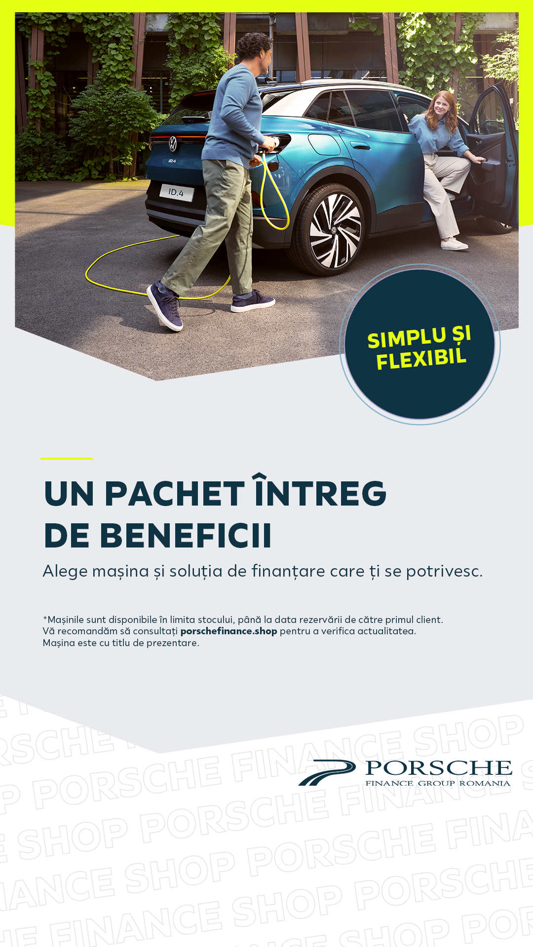 Porsche Finance Shop Romania Facebook ad