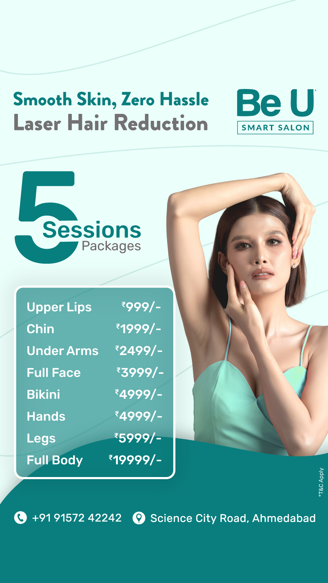 Be U Salon 24 Facebook ad from Oct 8, 2025