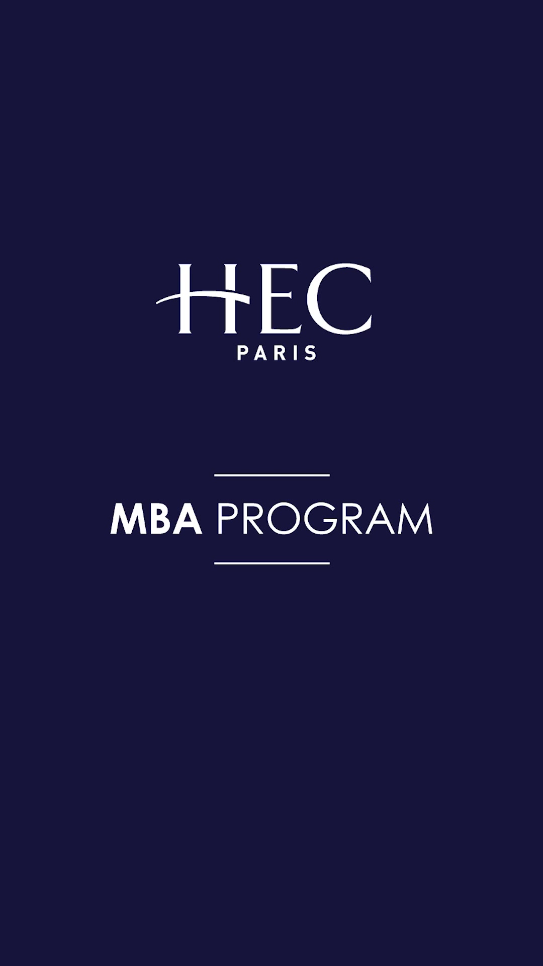 HEC Paris MBA Facebook ad: Attend our MasterClass