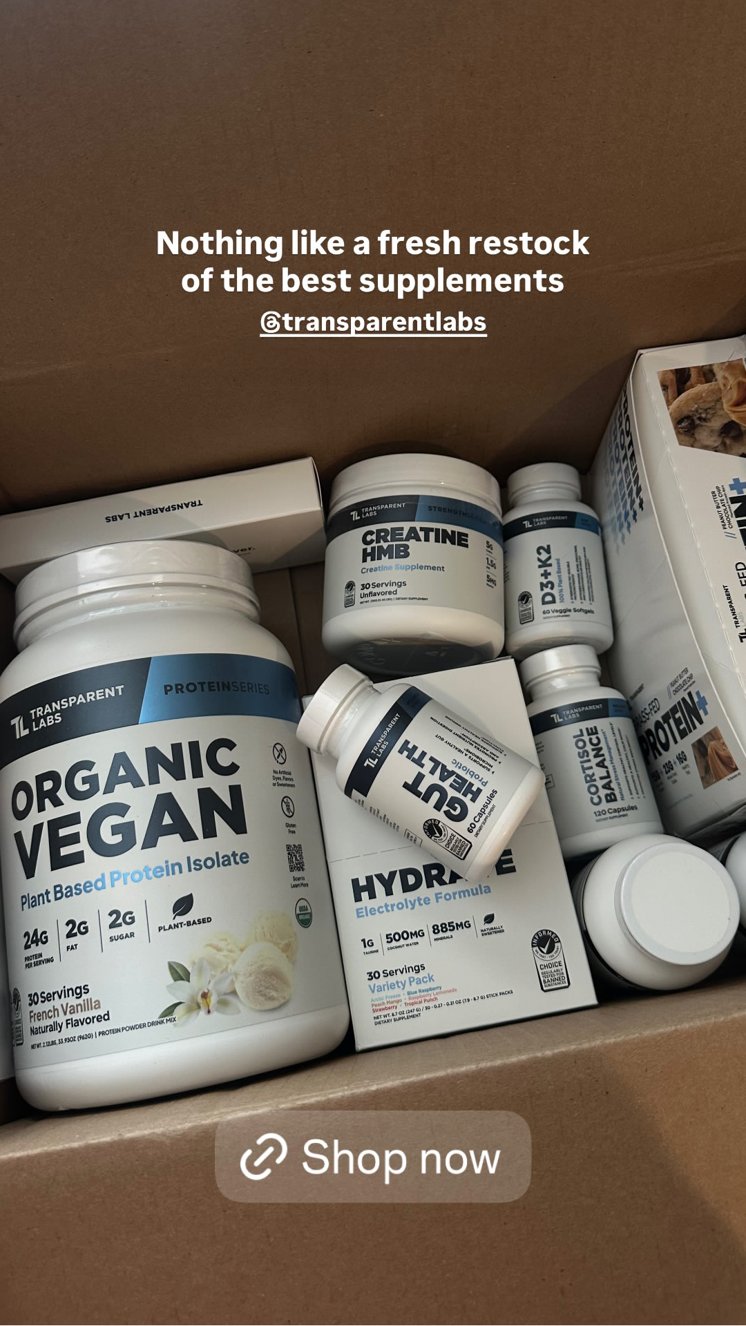Transparent Labs Facebook ad