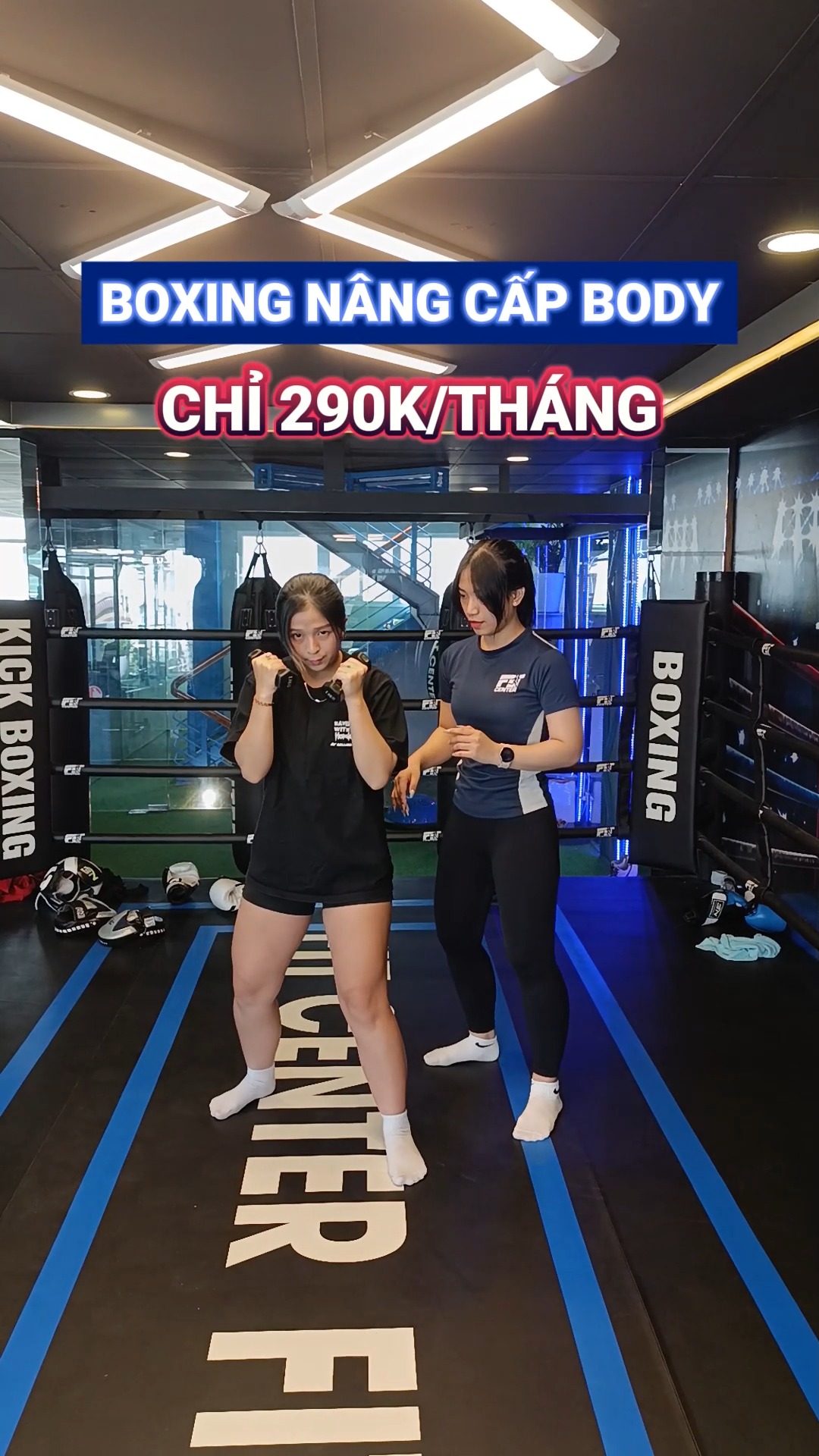 FIT CENTER Facebook ad: NÂNG CẤP BODY VỚI TRẢI NGHIỆM BOXING ĐA…