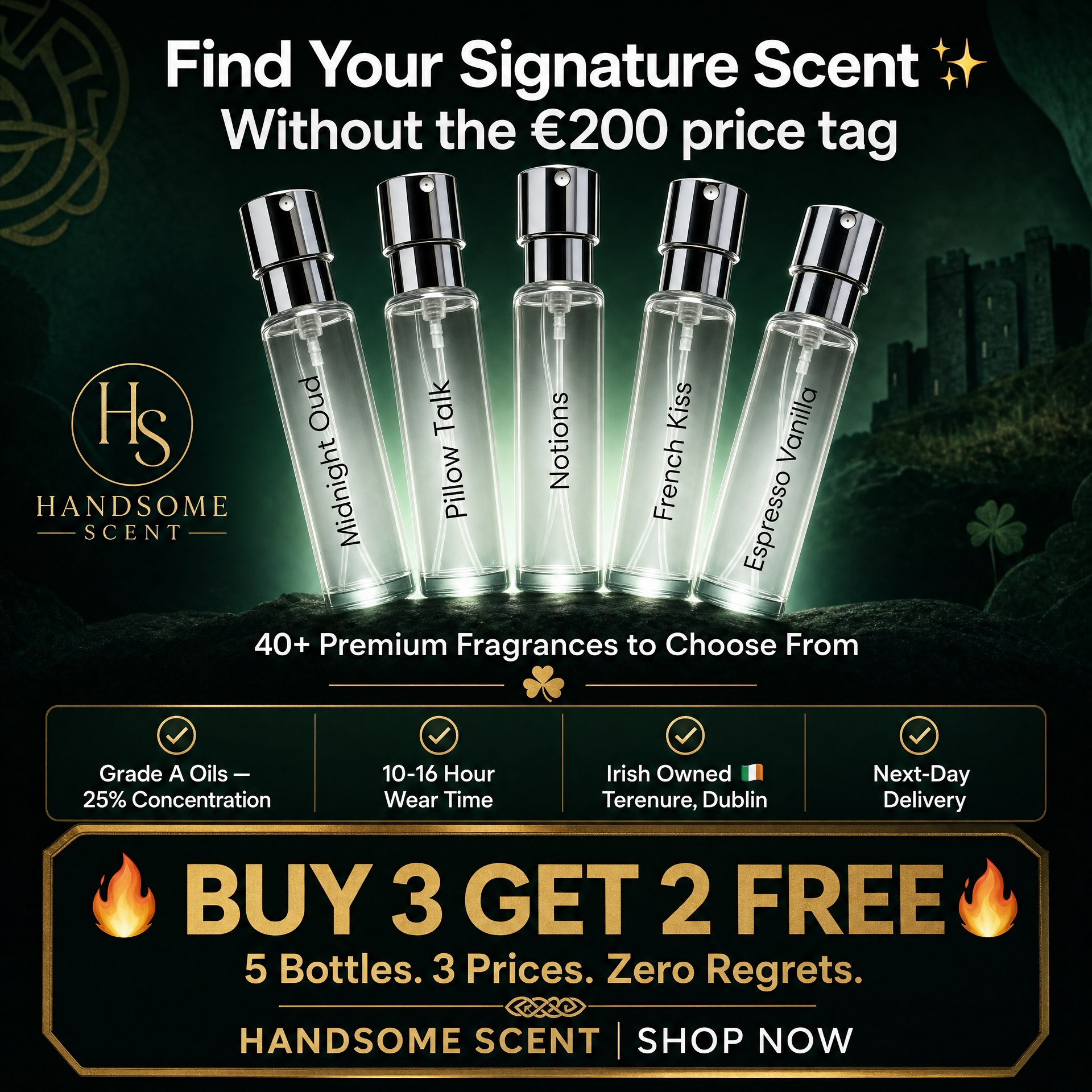 Handsome Scent Facebook ad