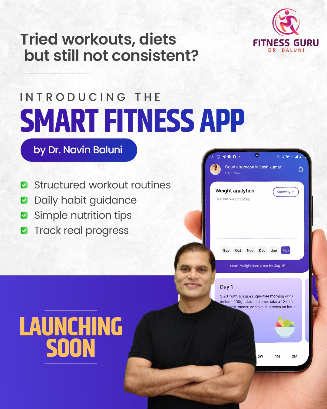 Fitness Guru Dr Baluni Facebook ad: Chat with us
