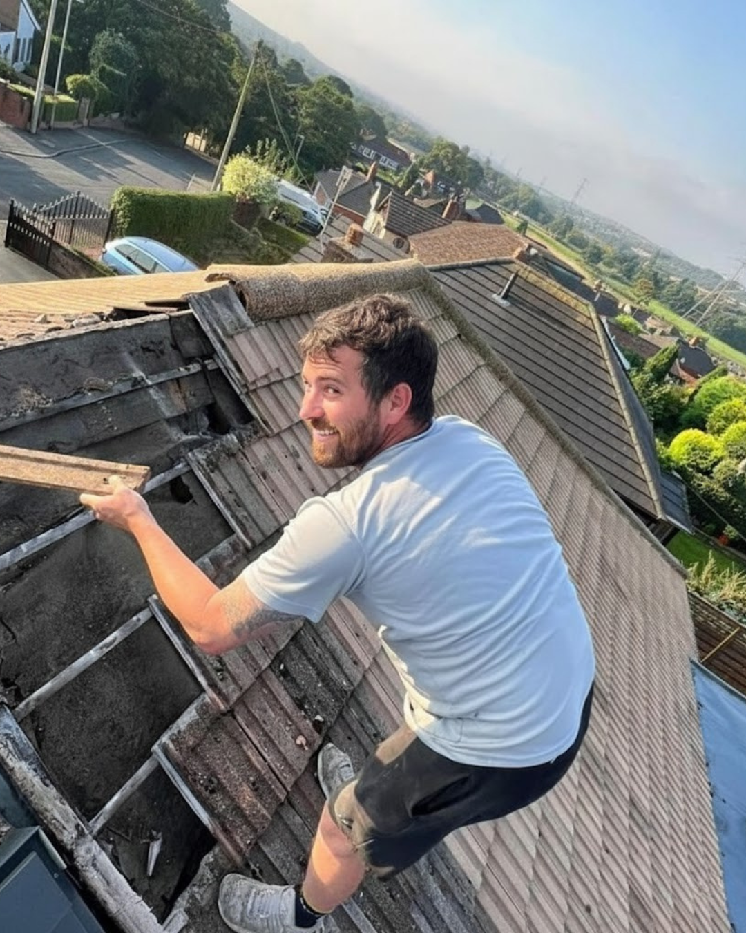 Manor Roofing Facebook ad
