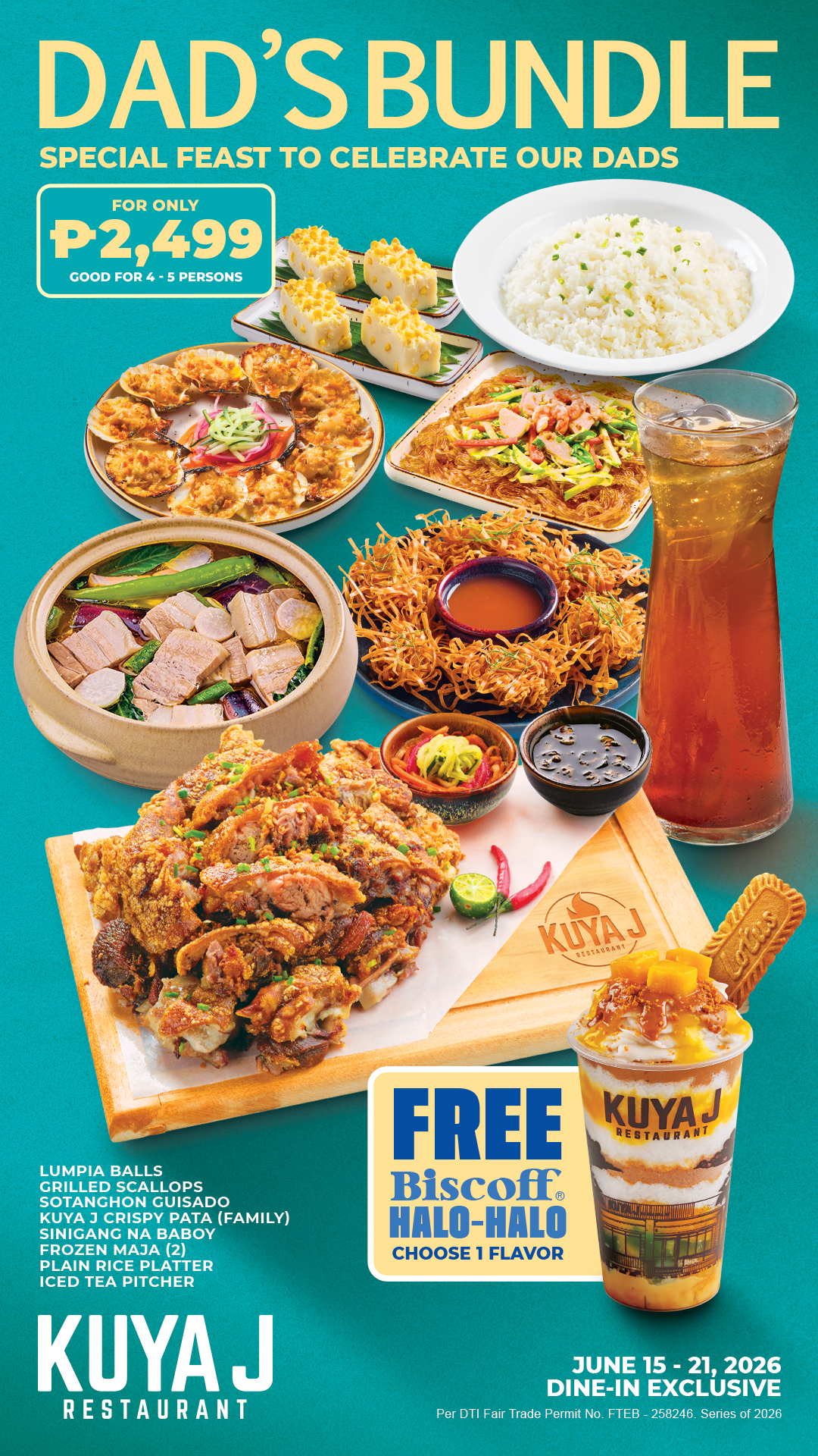 Kuya J Restaurant Facebook ad