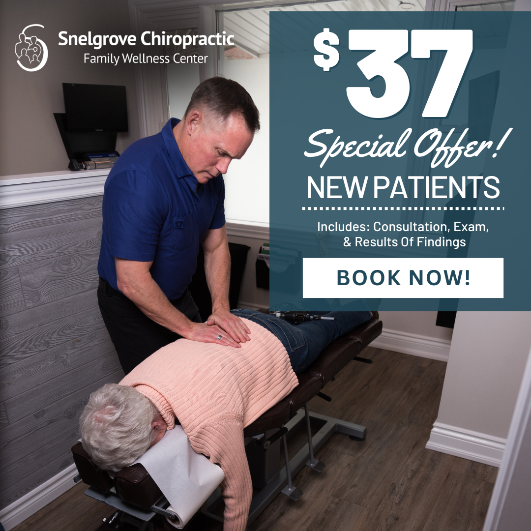 Snelgrove Chiropractic Family Wellness Center Facebook ad: $37 New Patient Special