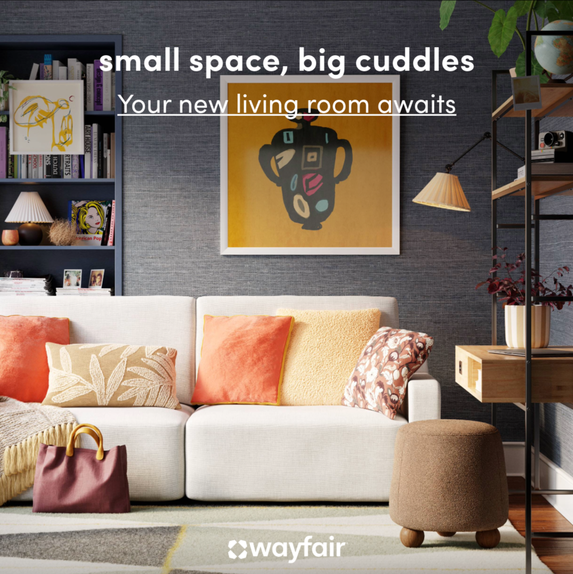 Wayfair Facebook ad